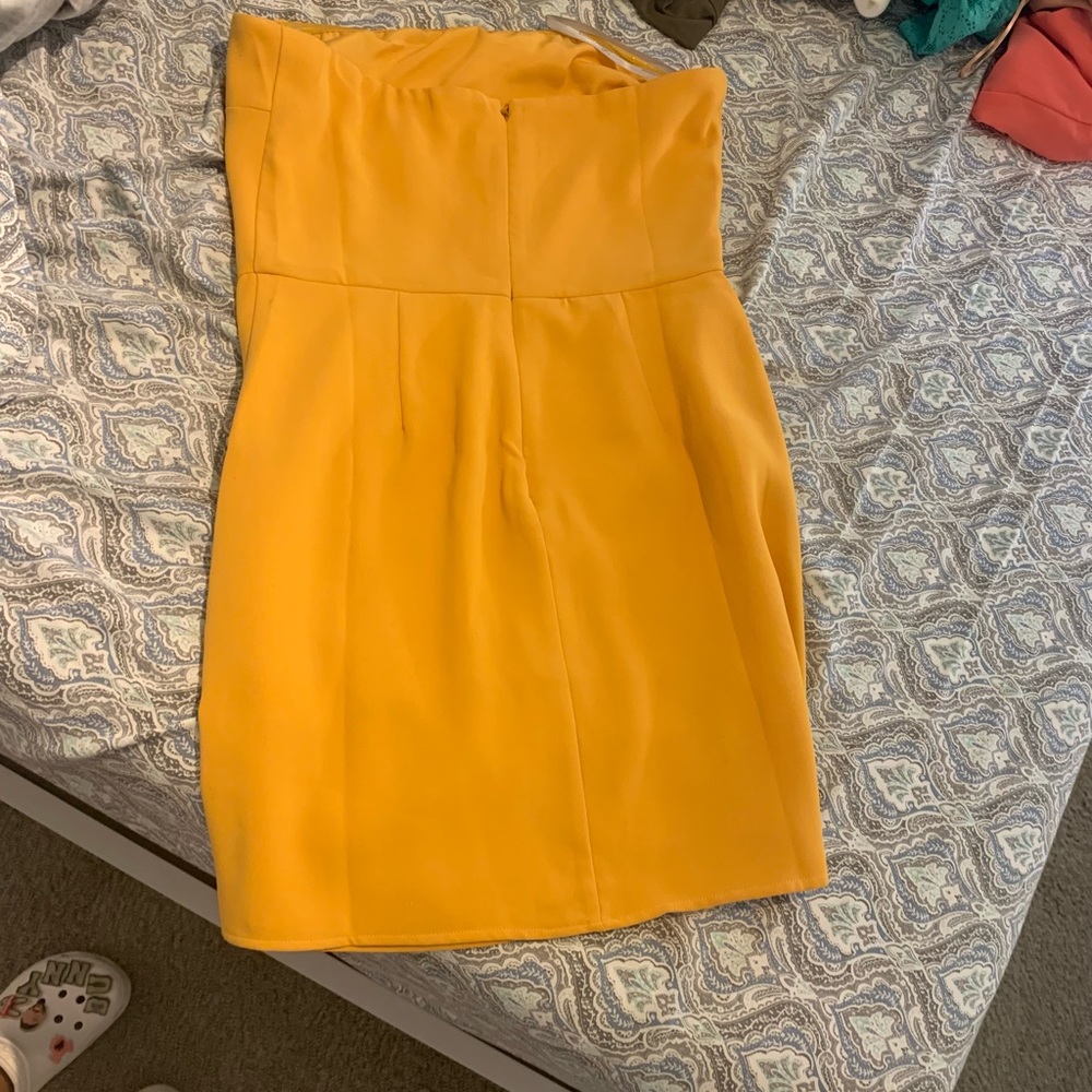 Yellow Mini Dress - Picture 2 of 3
